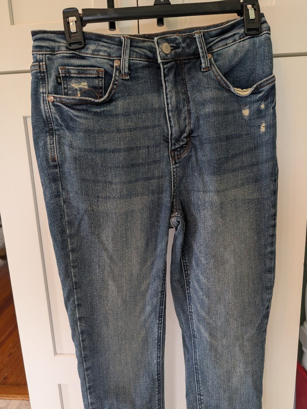 Judy Blue JB88769 MD Women’s Skinny Stretch Denim In Med Wash Blue Sz 9/29